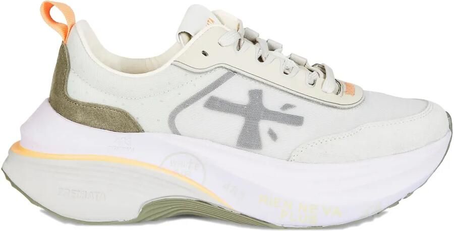 Premiata Hill 7857 sneakers met applicatie Beige