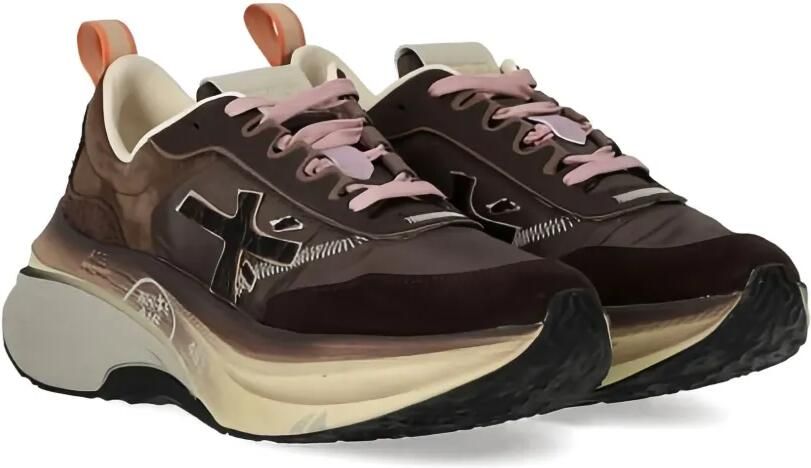 Premiata Hill 7896 sneakers Bruin - Foto 3