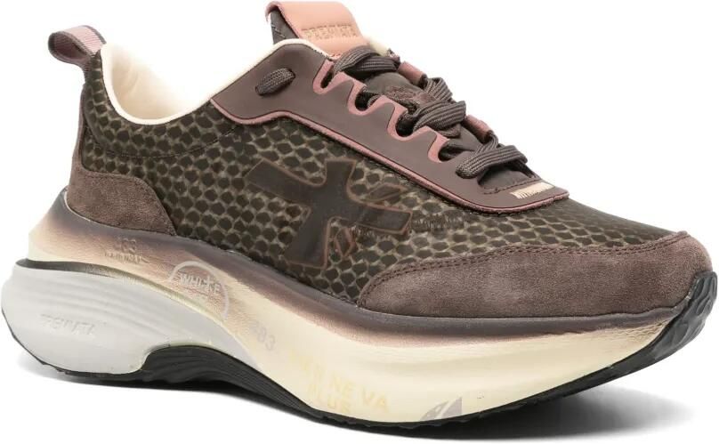 Premiata Hill 8547 sneakers Bruin - Foto 3