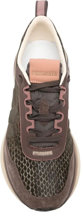 Premiata Hill 8547 sneakers Bruin - Foto 4
