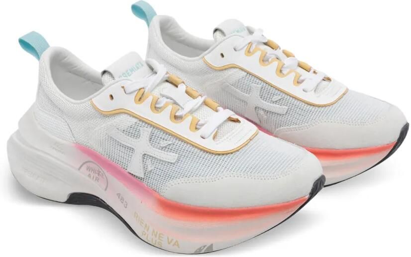 Premiata Hill sneakers met logo Wit - Foto 3