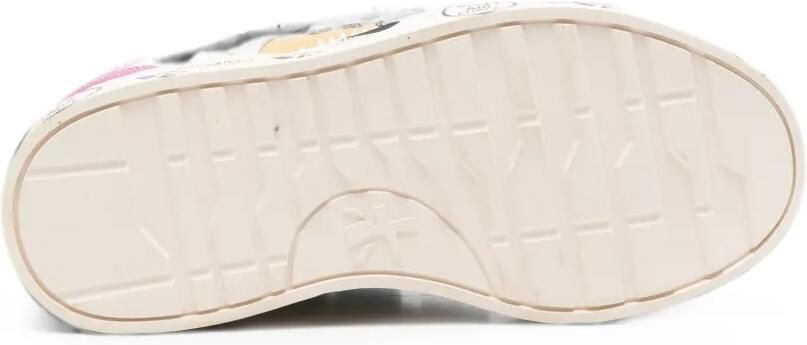 Premiata Kids Andy sneakers met klittenband Wit - Foto 4