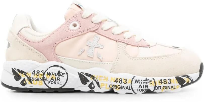 Premiata Kids Sneakers met logopatch Roze