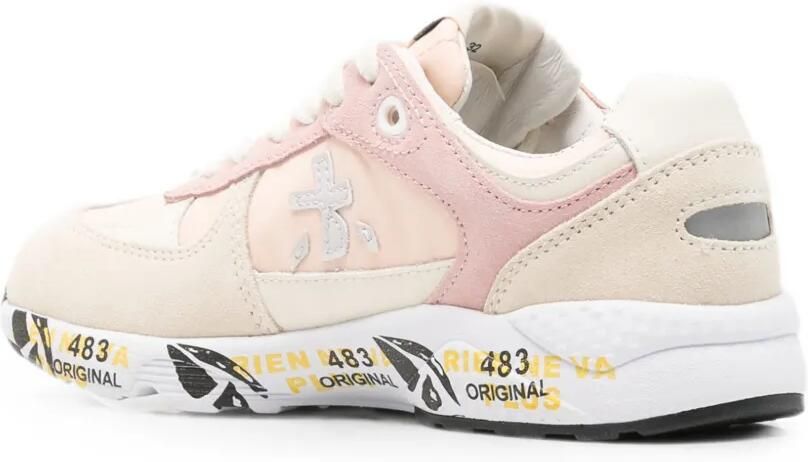 Premiata Kids Sneakers met logopatch Roze - Foto 2