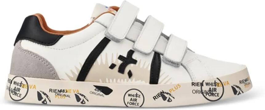 Premiata Kids Will Be sneakers met klittenband Wit