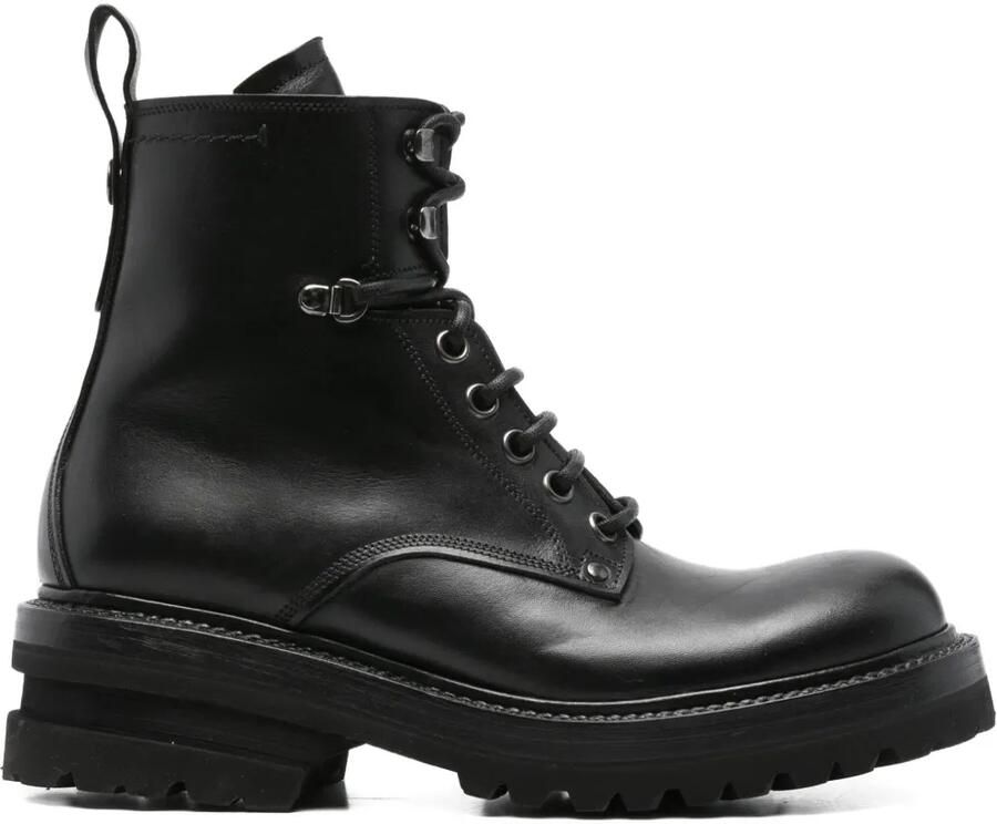 Premiata Laarzen met chunky zool Zwart