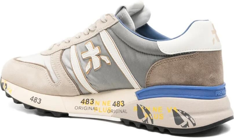 Premiata Lander 8010 sneakers met vlakken Beige
