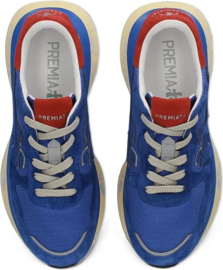 Premiata Lauryn 8181 logo-patch sneakers Blauw