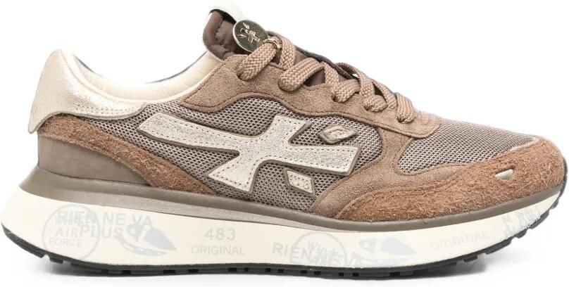 Premiata Lauryn 8549 sneakers met logopatch Bruin