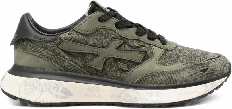 Premiata Lauryn 8550 panelled sneakers Groen