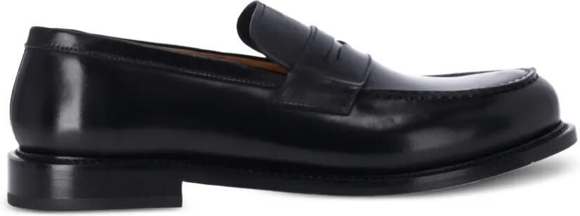 Premiata leather loafers Zwart