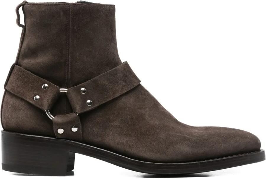 Premiata Leren bikerlaarzen Bruin