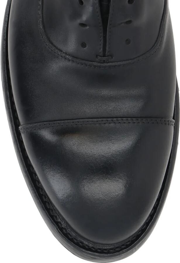 Premiata Leren brogues met bewerkte neus Zwart - Foto 2