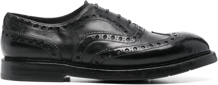 Premiata Leren brogues Zwart