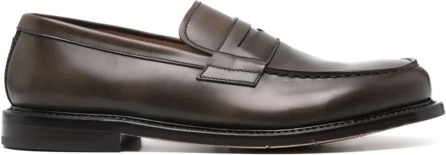 Premiata Leren loafers Bruin