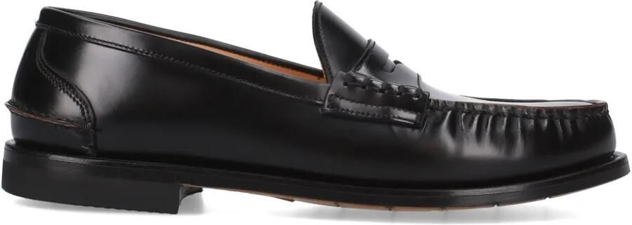 Premiata Leren loafers Zwart