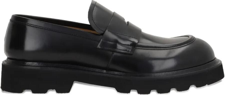Premiata Leren loafers Zwart