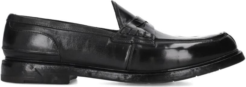 Premiata Leren loafers Zwart