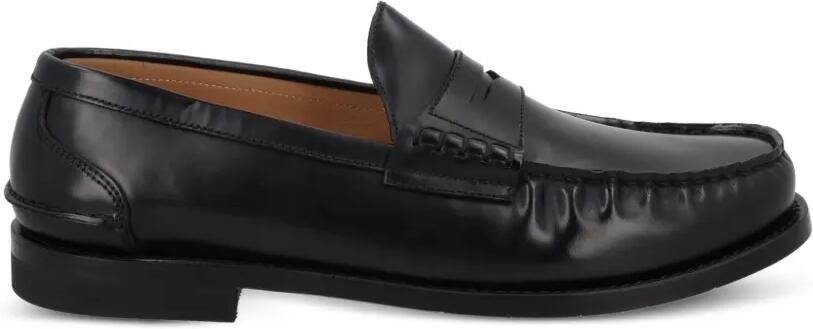 Premiata Leren loafers Zwart