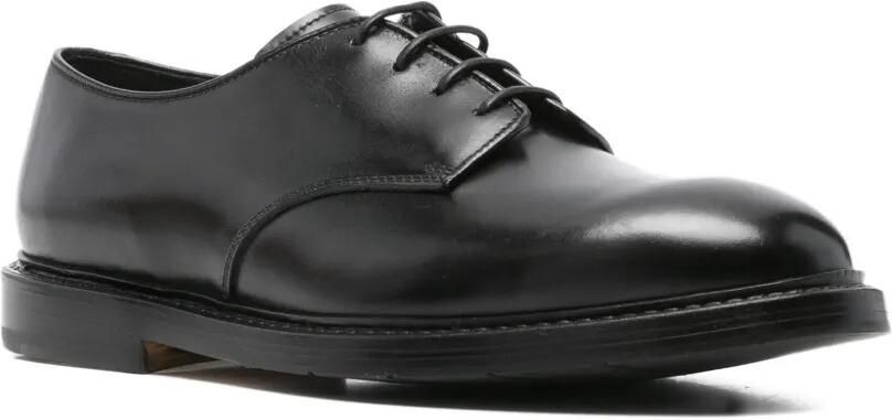 Premiata Leren Oxford veterschoenen Zwart