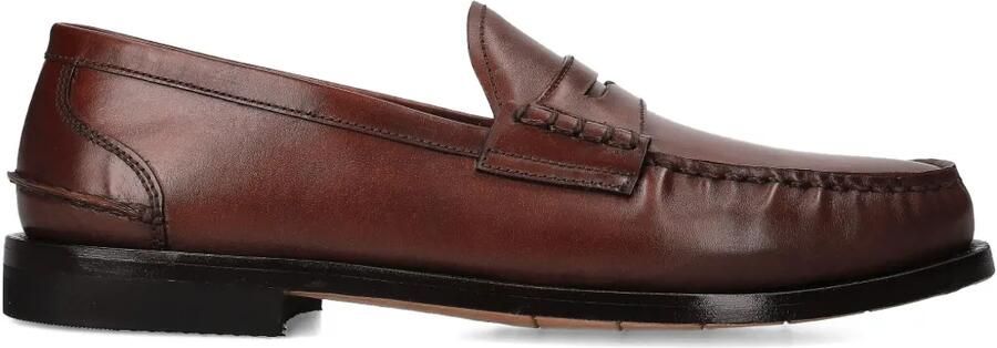 Premiata Leren penny loafers Bruin