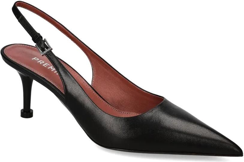 Premiata Leren slingback pumps Zwart - Foto 4