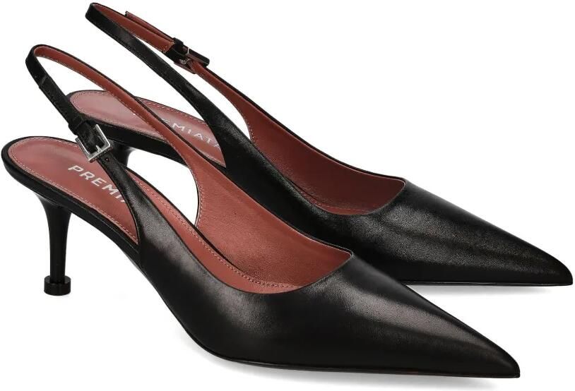 Premiata Leren slingback pumps Zwart - Foto 3