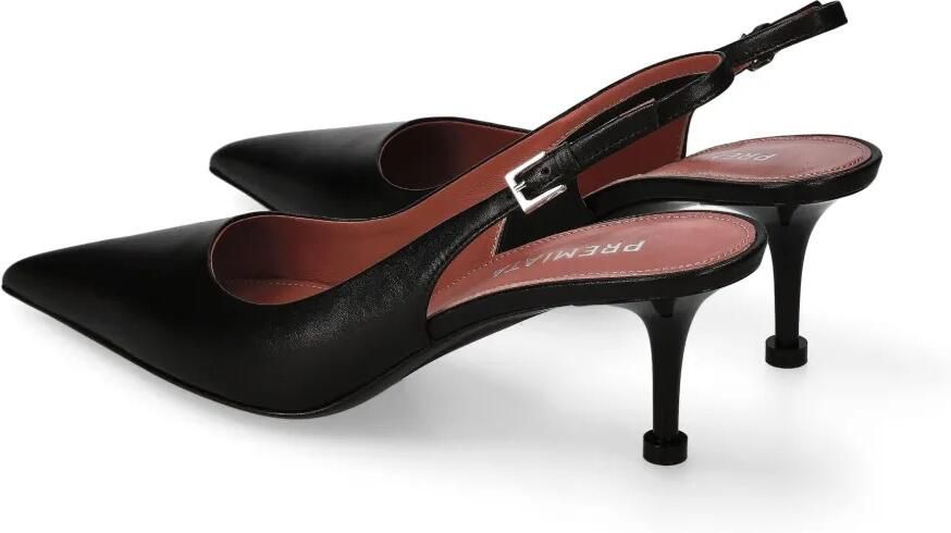 Premiata Leren slingback pumps Zwart - Foto 5