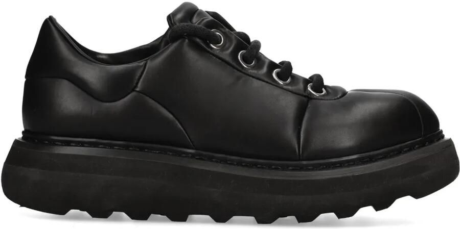Premiata Leren veterschoenen Zwart