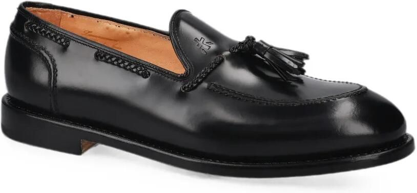 Premiata Loafers met kwastje en gevlochten detail Zwart - Foto 4