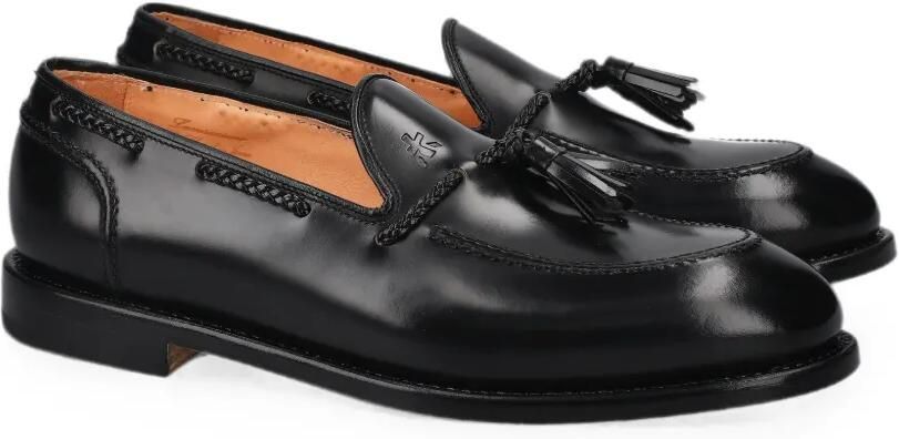Premiata Loafers met kwastje en gevlochten detail Zwart - Foto 3