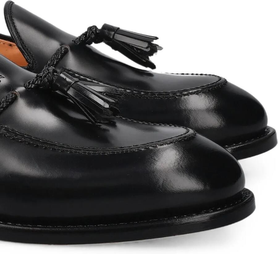 Premiata Loafers met kwastje en gevlochten detail Zwart - Foto 2