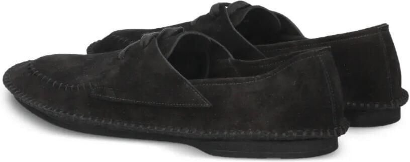 Premiata Loafers met veters en stiksel Zwart - Foto 4