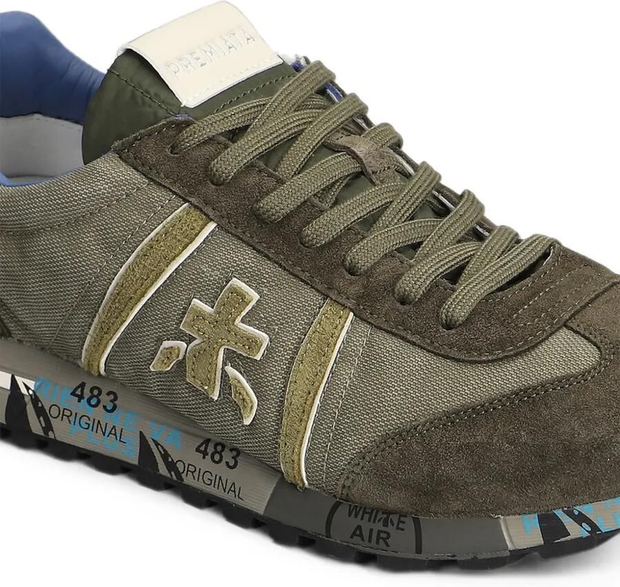 Premiata Lucy panelled sneakers Groen - Foto 2