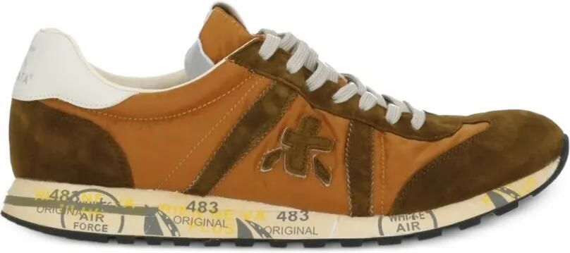 Premiata Lucy sneakers met vlakken Bruin
