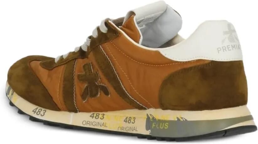 Premiata Lucy sneakers met vlakken Bruin - Foto 3