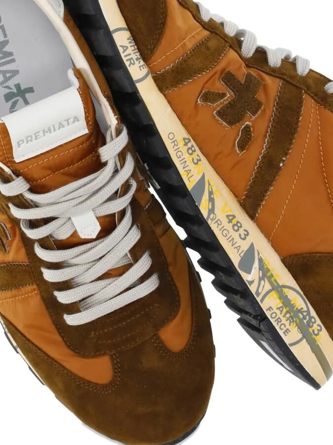 Premiata Lucy sneakers met vlakken Bruin - Foto 2