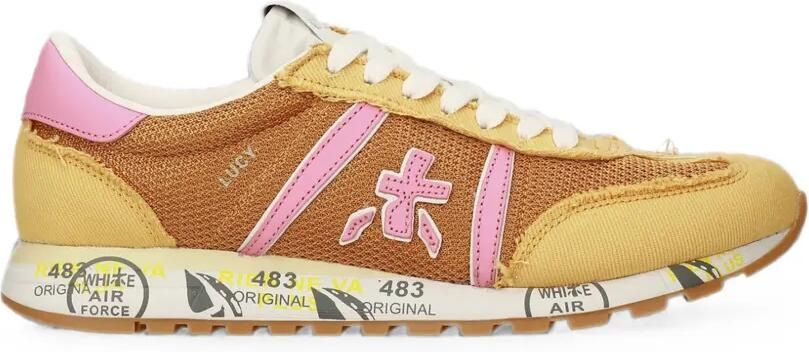 Premiata Lucy sneakers met vlakken Geel