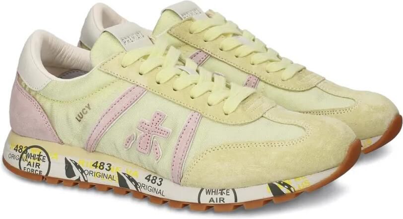 Premiata LucyD 8141 sneakers met vlakken Geel - Foto 4