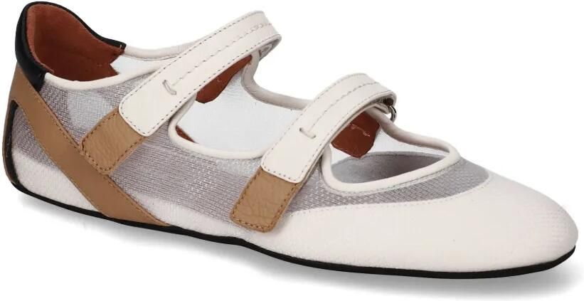 Premiata Mary Jane ballerina's met klittenband Wit - Foto 4