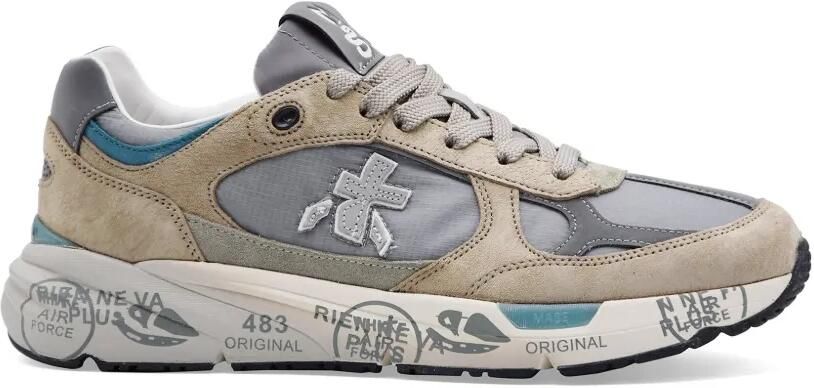 Premiata Mase 25 sneakers met vlakken en logopatch Beige