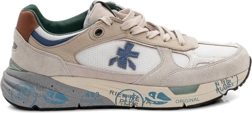 Premiata Mase sneakers met vlakken Beige
