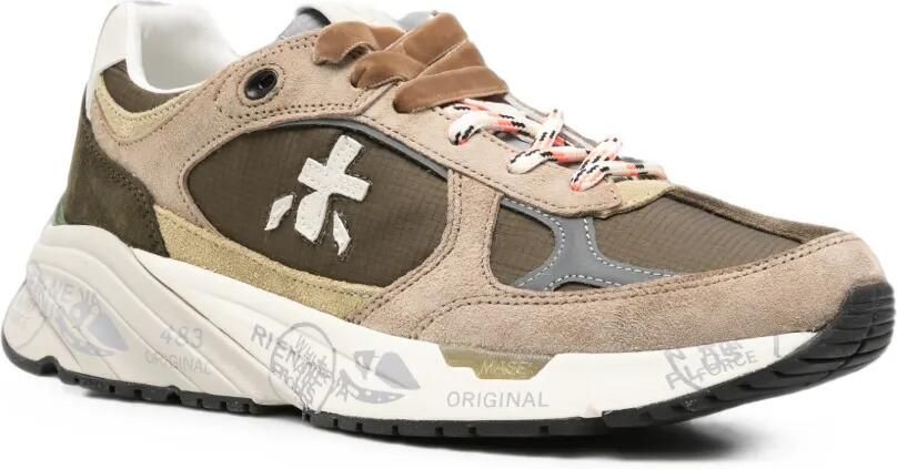 Premiata Mase sneakers met vlakken Bruin