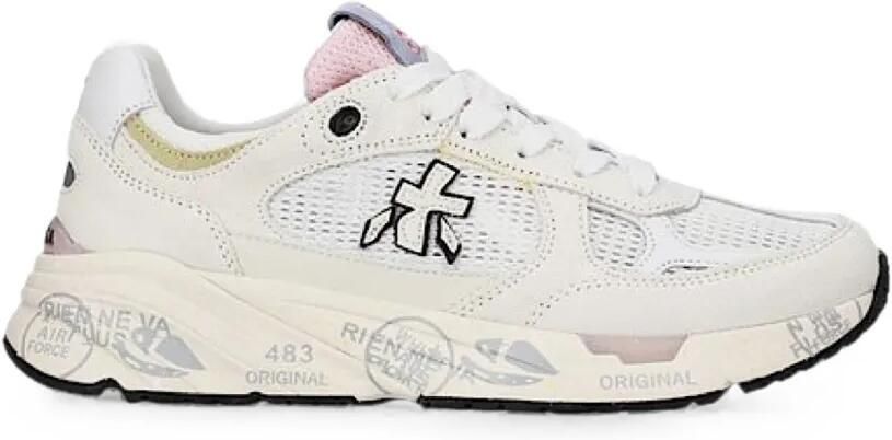 Premiata Mased 8206 sneakers met vlakken Beige