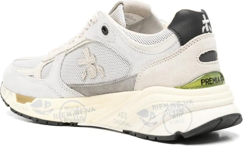 Premiata Mased 8516 panelled leather sneakers Beige - Foto 2