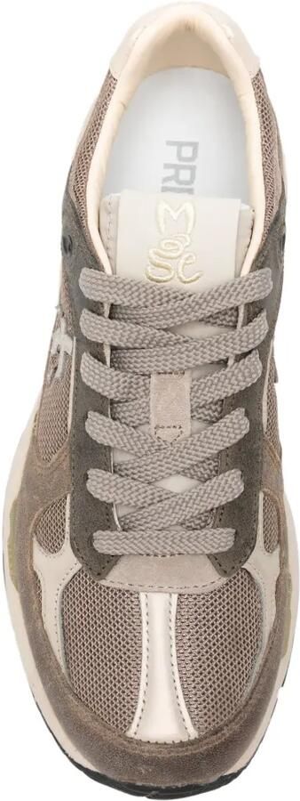 Premiata Mased 8597 panelled sneakers Bruin - Foto 3