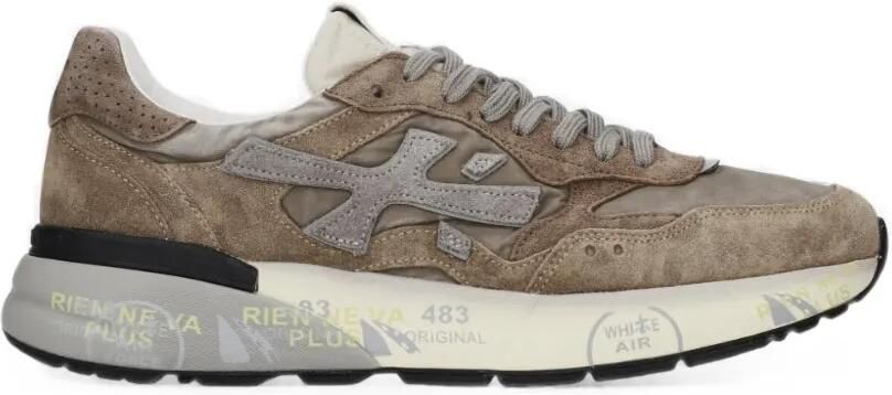 Premiata Mick 0.1 8437 sneakers met vlakken Bruin
