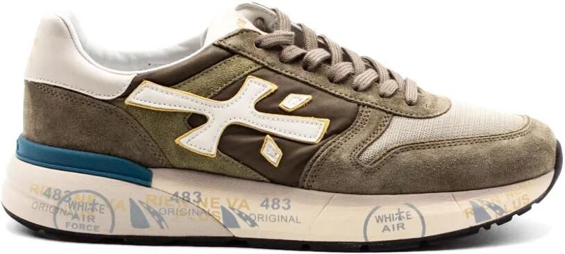 Premiata Mick 8086 sneakers met logo Groen