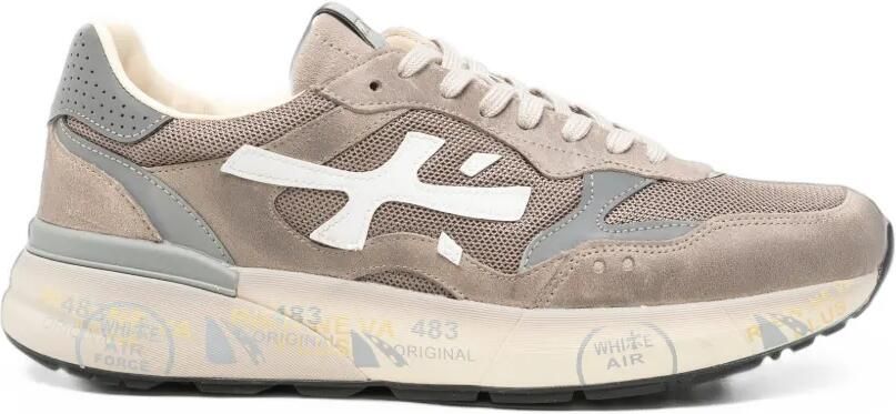 Premiata Mick panelled sneakers Beige