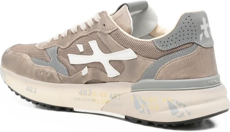 Premiata Mick panelled sneakers Beige - Foto 3